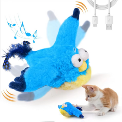 The PetUp™ Interactive USB Rechargable Bird Chirping Cat Toy