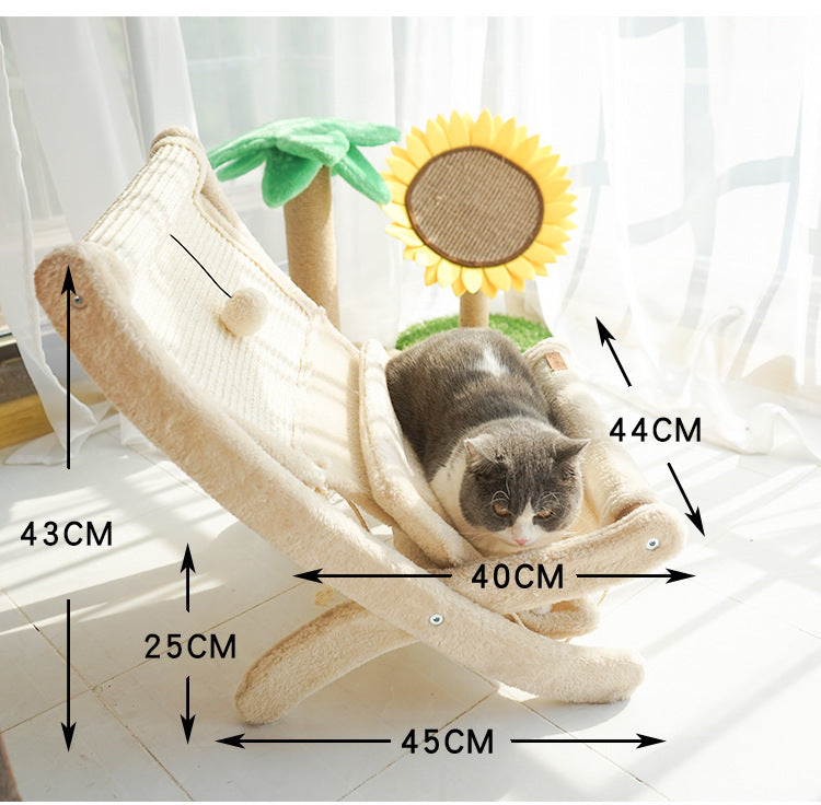PetUp Cat Sofa Bed Sunbathing Chair