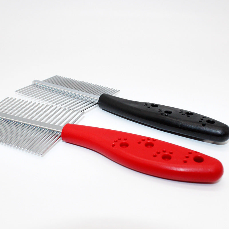 The PetUp Dog Double-Row Comb for Shank Footprint & Dense Teeth