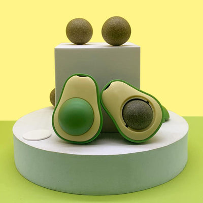 PetUp™ Cat Licking Avocado Catnip Toy