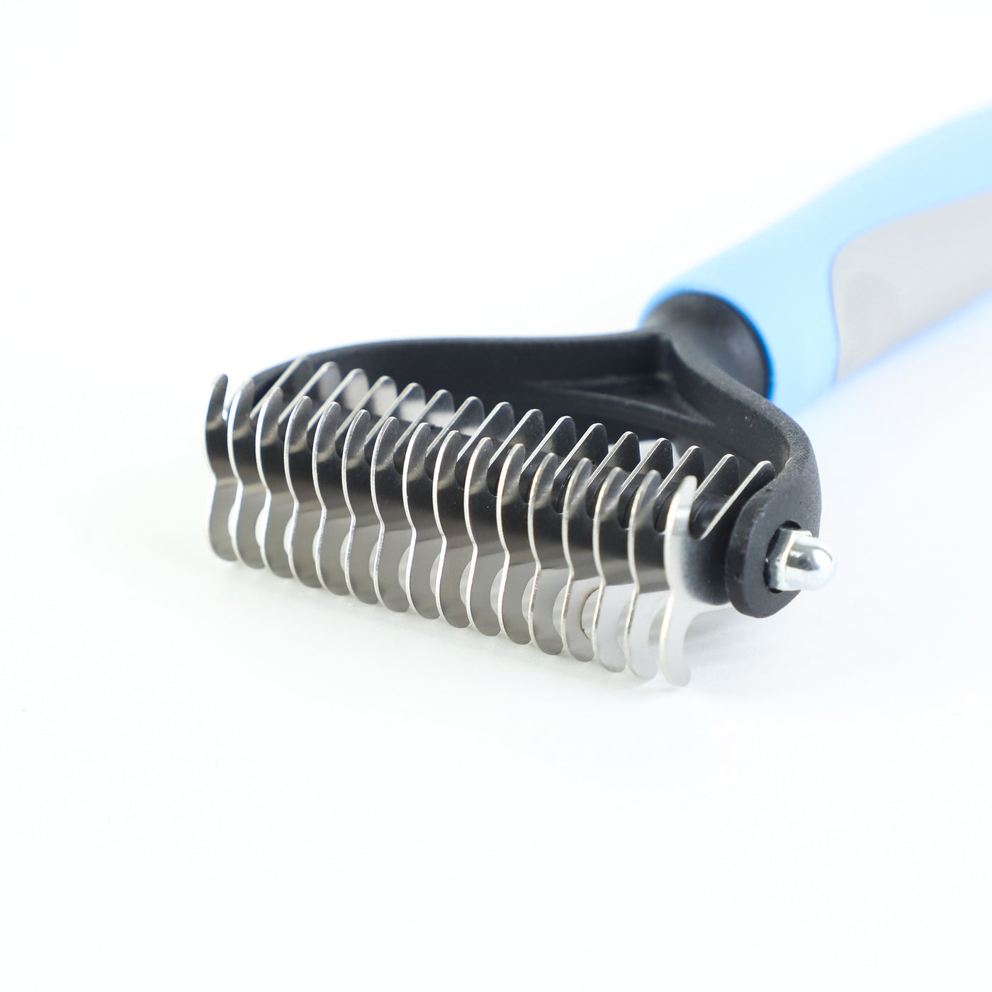 The PetUp Stainless Double-Sided Pet Brush & Shedding Comb
